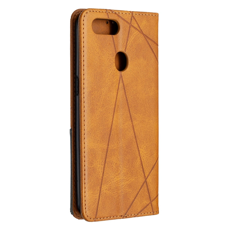 For OPPO A5 Prismatic Invisible Magnetic Horizontal Flip Leather Case with Holder & Card Slots & Photo Frame