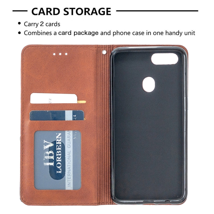 For OPPO A5 Prismatic Invisible Magnetic Horizontal Flip Leather Case with Holder & Card Slots & Photo Frame