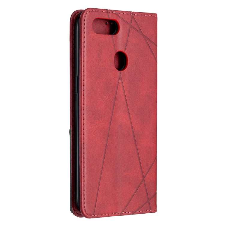 For OPPO A5 Prismatic Invisible Magnetic Horizontal Flip Leather Case with Holder & Card Slots & Photo Frame