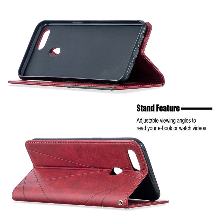 For OPPO A5 Prismatic Invisible Magnetic Horizontal Flip Leather Case with Holder & Card Slots & Photo Frame