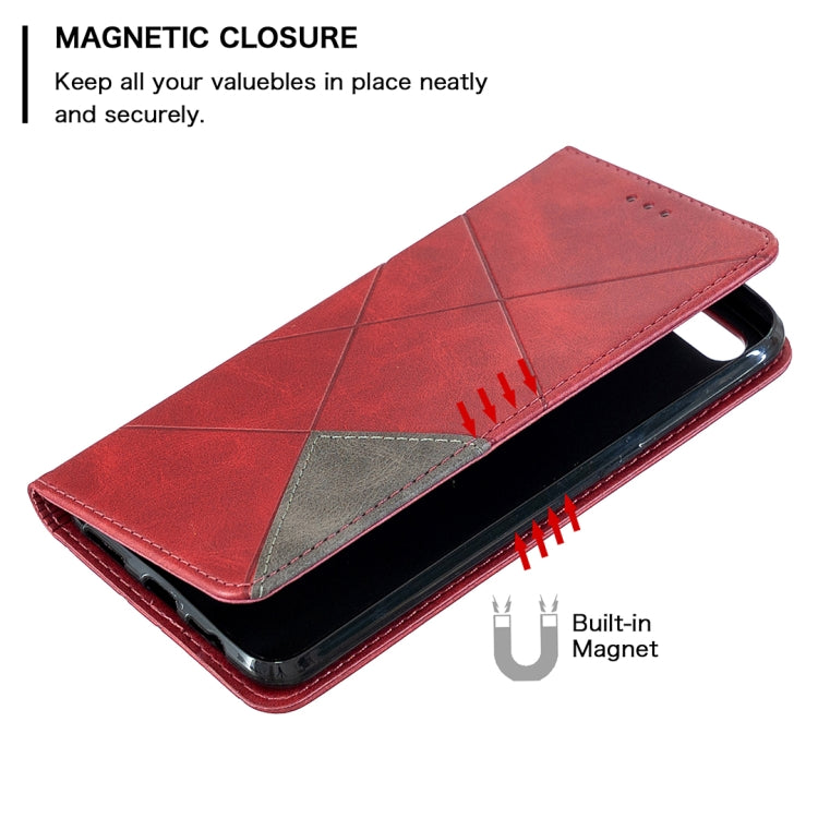 For OPPO A5 Prismatic Invisible Magnetic Horizontal Flip Leather Case with Holder & Card Slots & Photo Frame