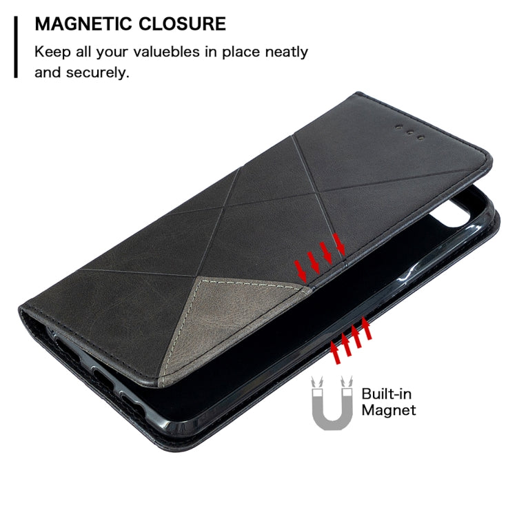 For OPPO A5 Prismatic Invisible Magnetic Horizontal Flip Leather Case with Holder & Card Slots & Photo Frame