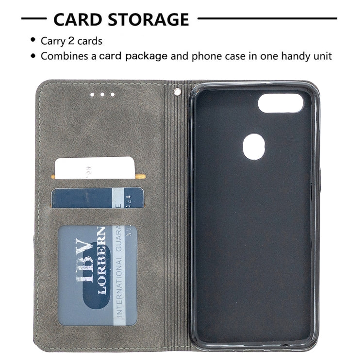 For OPPO A5 Prismatic Invisible Magnetic Horizontal Flip Leather Case with Holder & Card Slots & Photo Frame