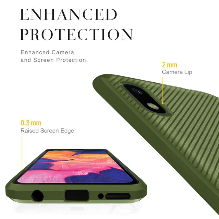 For Xiaomi Redmi 9A Carbon Fiber Texture Shockproof TPU Protective Case