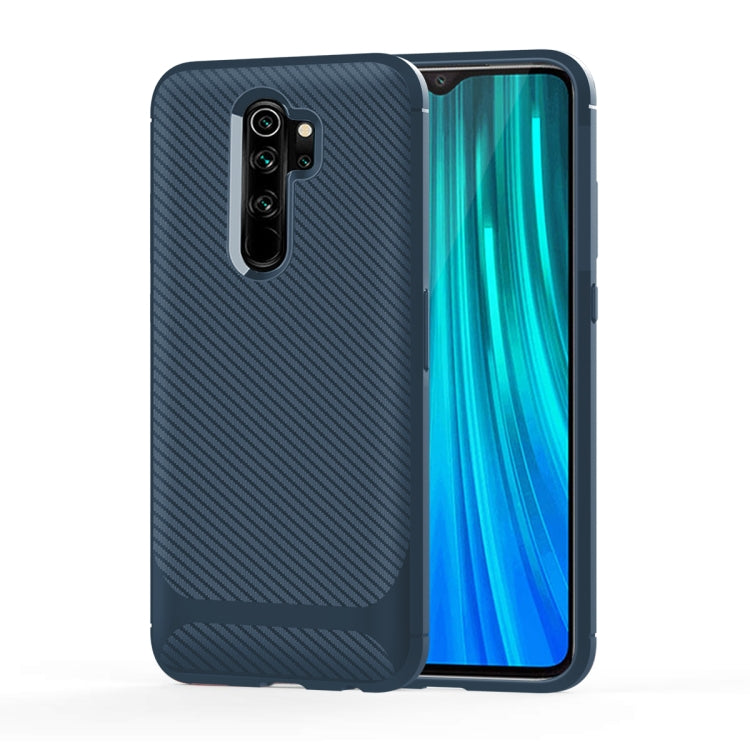 For Xiaomi Mi Note 10 Lite Carbon Fiber Texture Shockproof TPU Protective Case