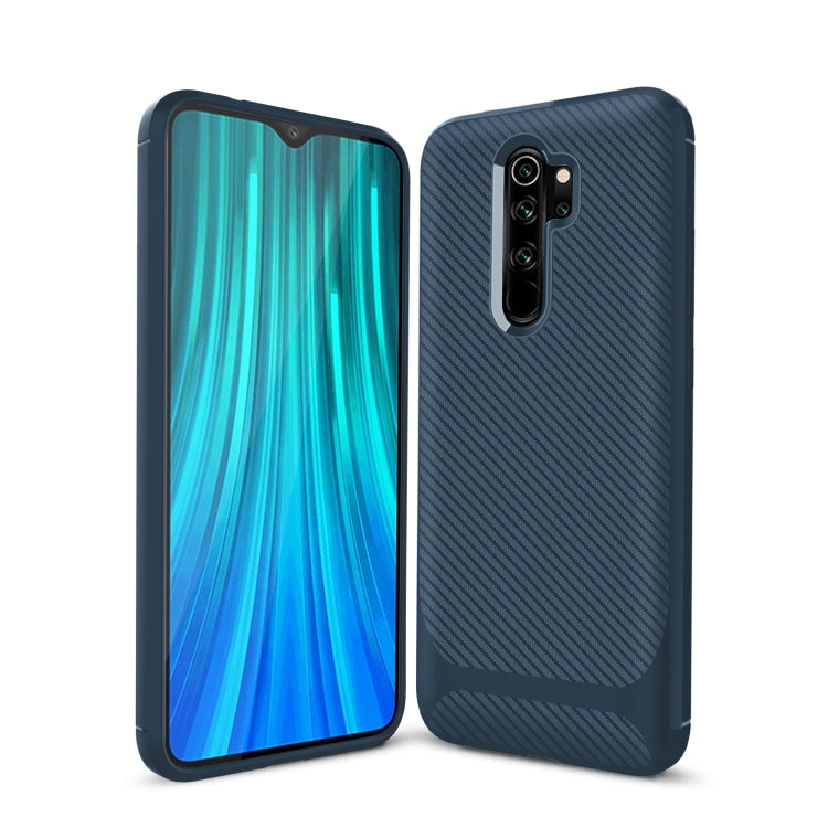 For Xiaomi Mi Note 10 Lite Carbon Fiber Texture Shockproof TPU Protective Case