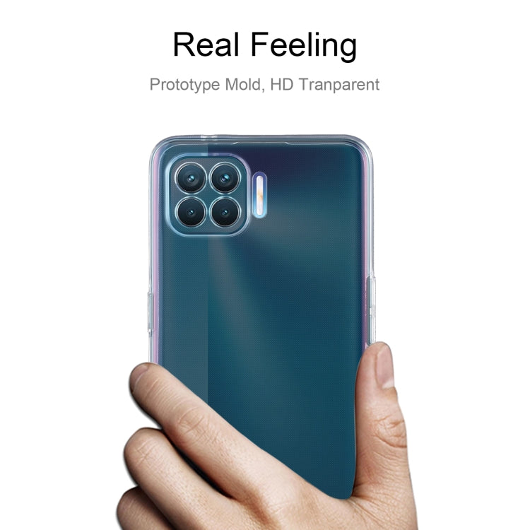 For OPPO F17 Pro 0.75mm Ultra-thin Transparent TPU Soft Protective Case