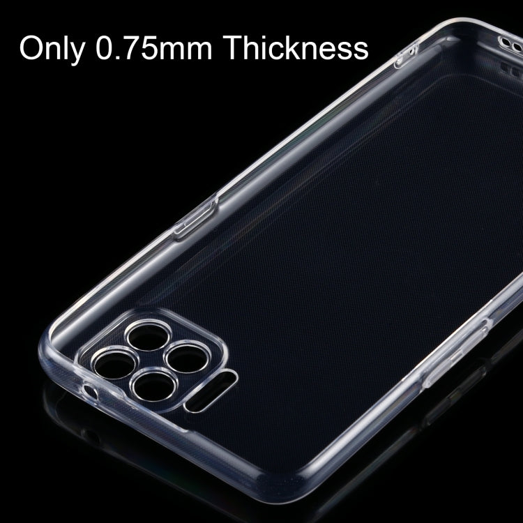 For OPPO F17 Pro 0.75mm Ultra-thin Transparent TPU Soft Protective Case