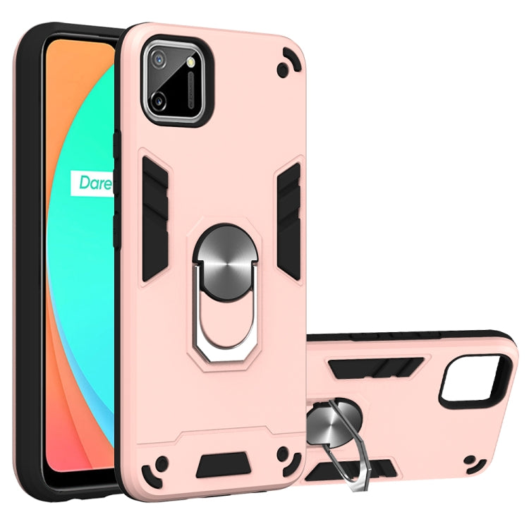 For OPPO Realme C11 Armour Series PC + TPU Protective Case with Ring Holder