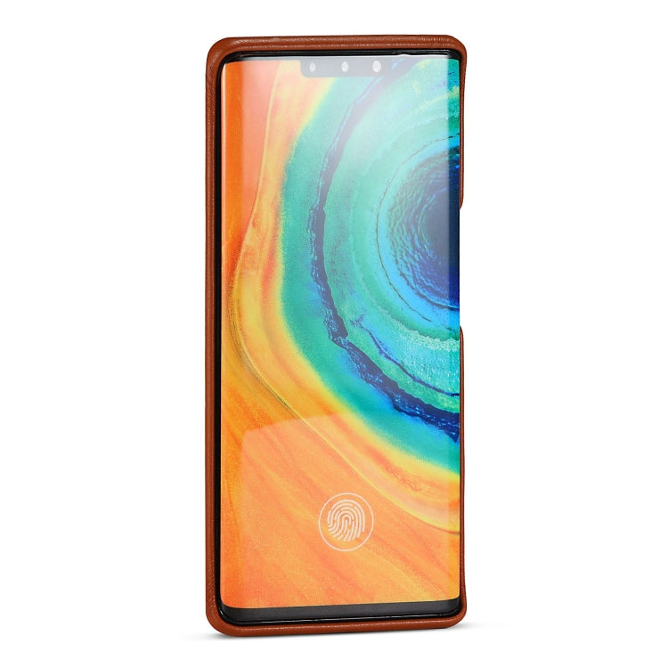 For Huawei Mate 30 Pro Lambskin Texture Four-Corner Full Coverage Leather + Metal Protective Case