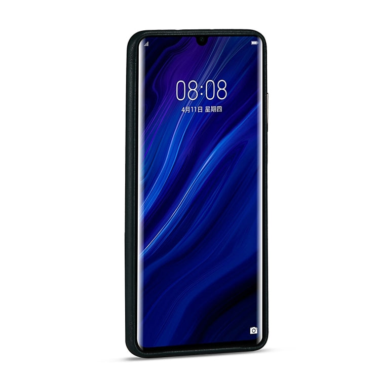 For Huawei P30 Pro Lambskin Texture Four-Corner Full Coverage Leather + Metal Protective Case