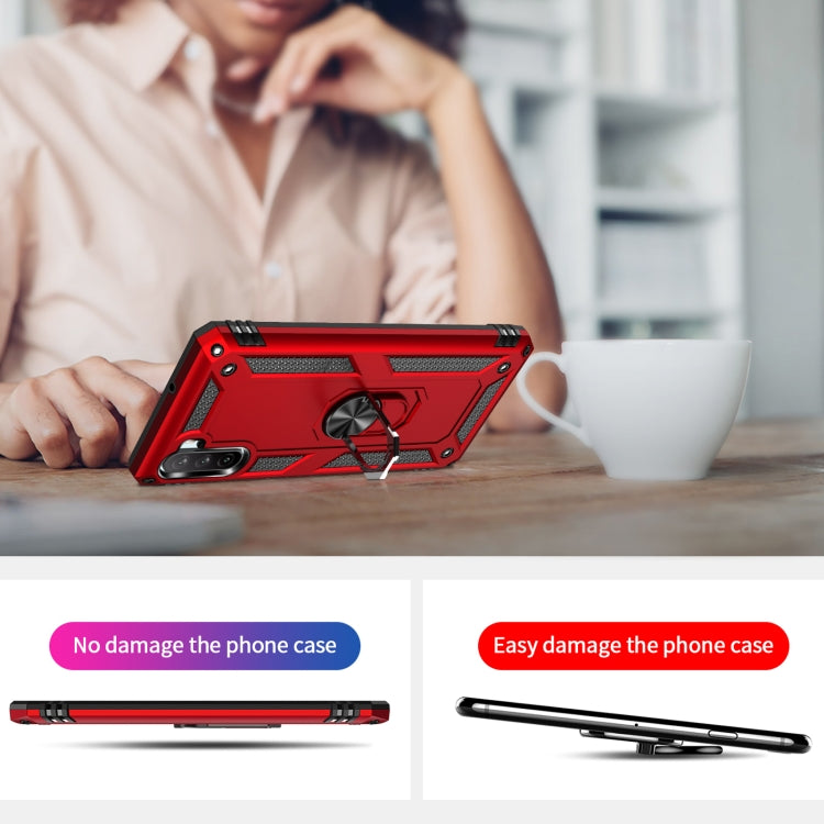 For Huawei Mate 40 Lite / Maimang 9 Shockproof TPU + PC Protective Case with 360 Degree Rotating Holder