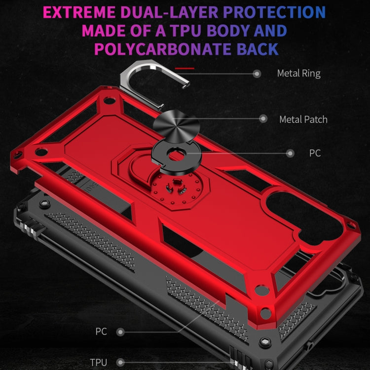 For Huawei Mate 40 Lite / Maimang 9 Shockproof TPU + PC Protective Case with 360 Degree Rotating Holder