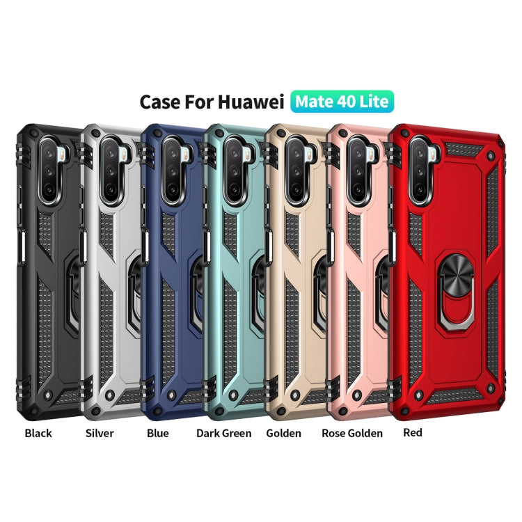 For Huawei Mate 40 Lite / Maimang 9 Shockproof TPU + PC Protective Case with 360 Degree Rotating Holder