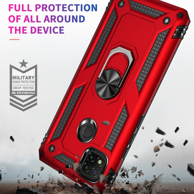 For Xiaomi Redmi 9C Shockproof TPU + PC Protective Case with 360 Degree Rotating Holder