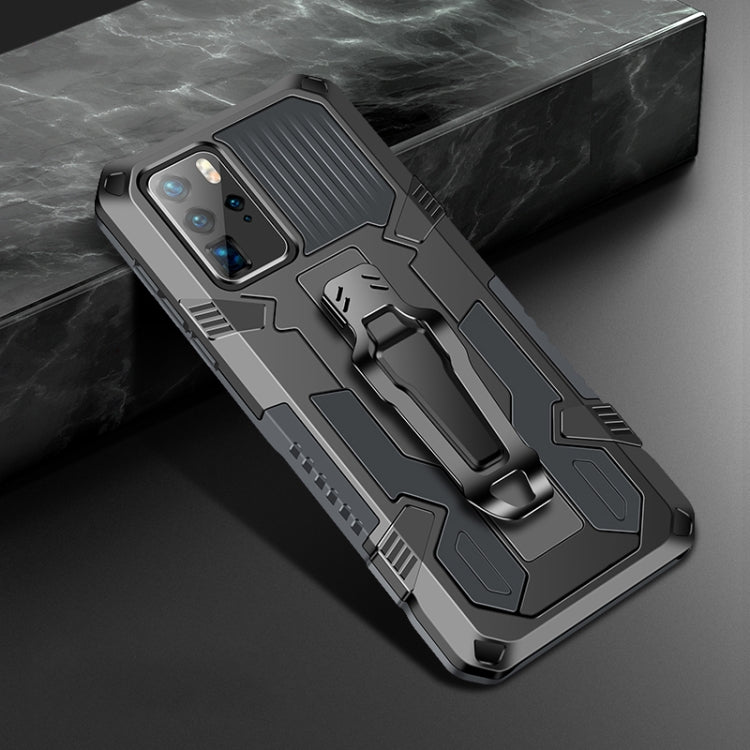 For Huawei P40 Machine Armor Warrior Shockproof PC + TPU Protective Case