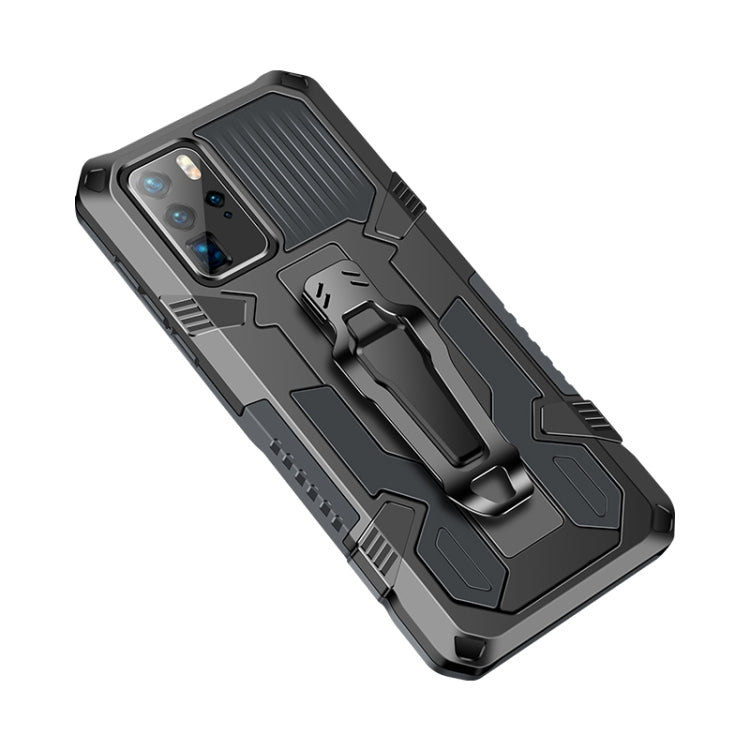 For Huawei P40 Machine Armor Warrior Shockproof PC + TPU Protective Case