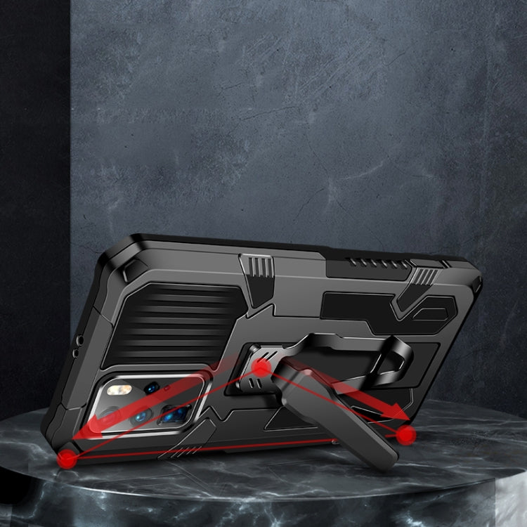 For Huawei P40 Machine Armor Warrior Shockproof PC + TPU Protective Case