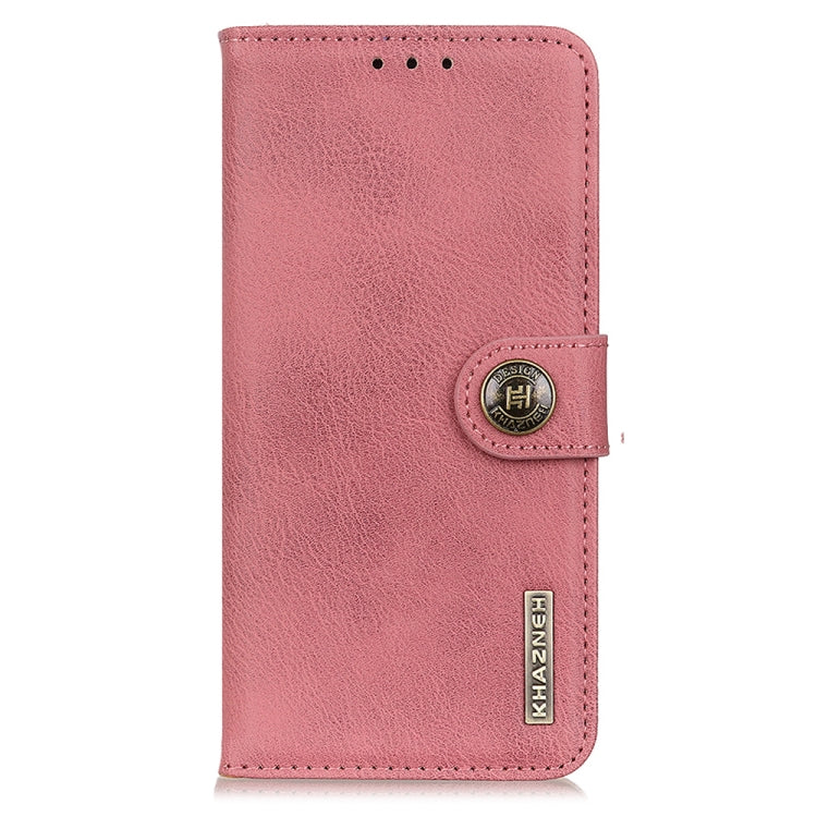 For Alcatel 3X 2020 KHAZNEH Cowhide Texture Horizontal Flip Leather Case with Holder & Card Slots & Wallet