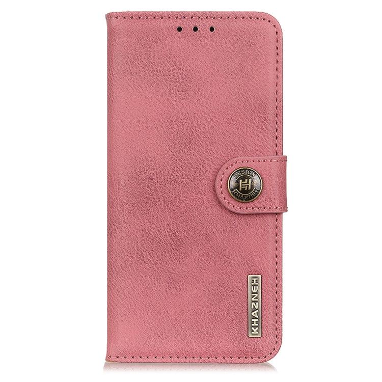 For OnePlus 8T KHAZNEH Cowhide Texture Horizontal Flip Leather Case with Holder & Card Slots & Wallet