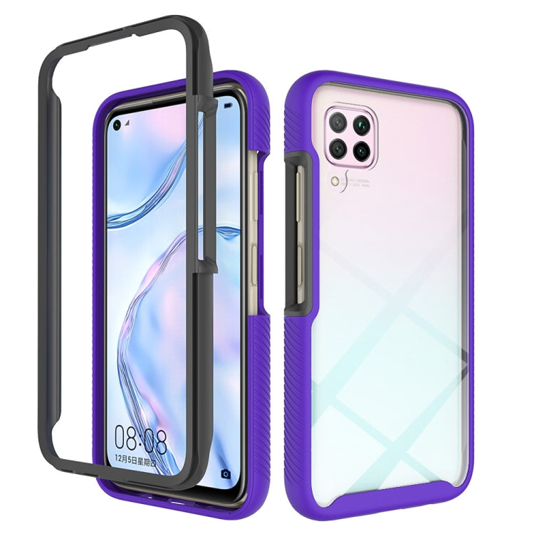 For Huawei P40 Lite Starry Sky Solid Color Series Shockproof PC + TPU Protective Case