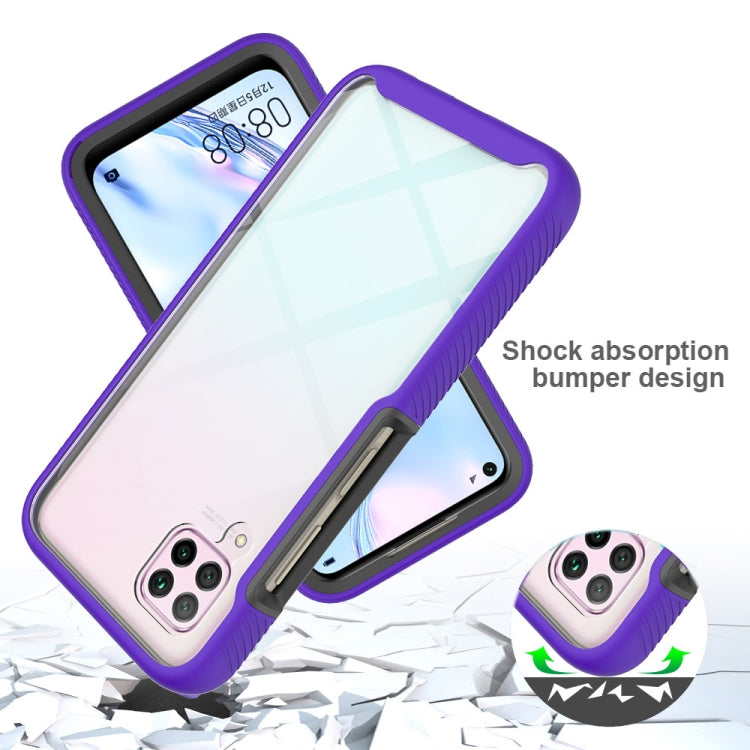 For Huawei P40 Lite Starry Sky Solid Color Series Shockproof PC + TPU Protective Case