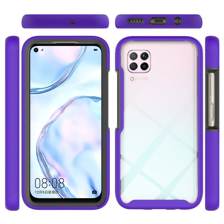 For Huawei P40 Lite Starry Sky Solid Color Series Shockproof PC + TPU Protective Case