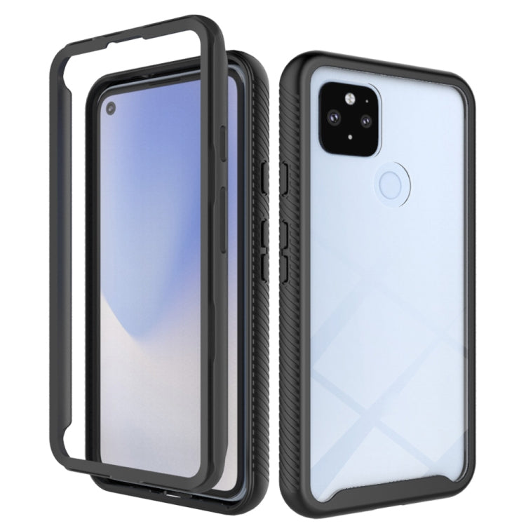 For Google Pixel 4a 5G Starry Sky Solid Color Series Shockproof PC + TPU Protective Case