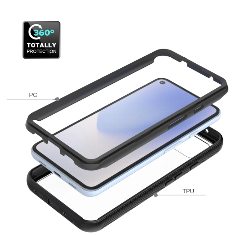 For Google Pixel 4a 5G Starry Sky Solid Color Series Shockproof PC + TPU Protective Case