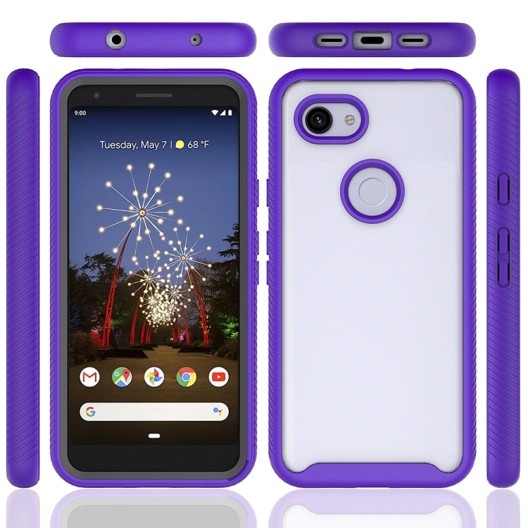 For Google Pixel 3a Starry Sky Solid Color Series Shockproof PC + TPU Protective Case