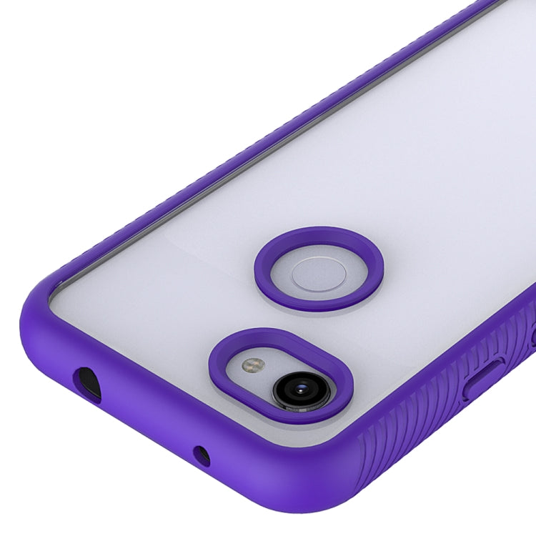 For Google Pixel 3a XL Starry Sky Solid Color Series Shockproof PC + TPU Protective Case