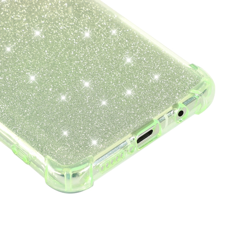 For Xiaomi Redmi Note 8 Pro Gradient Glitter Powder Shockproof TPU Protective Case