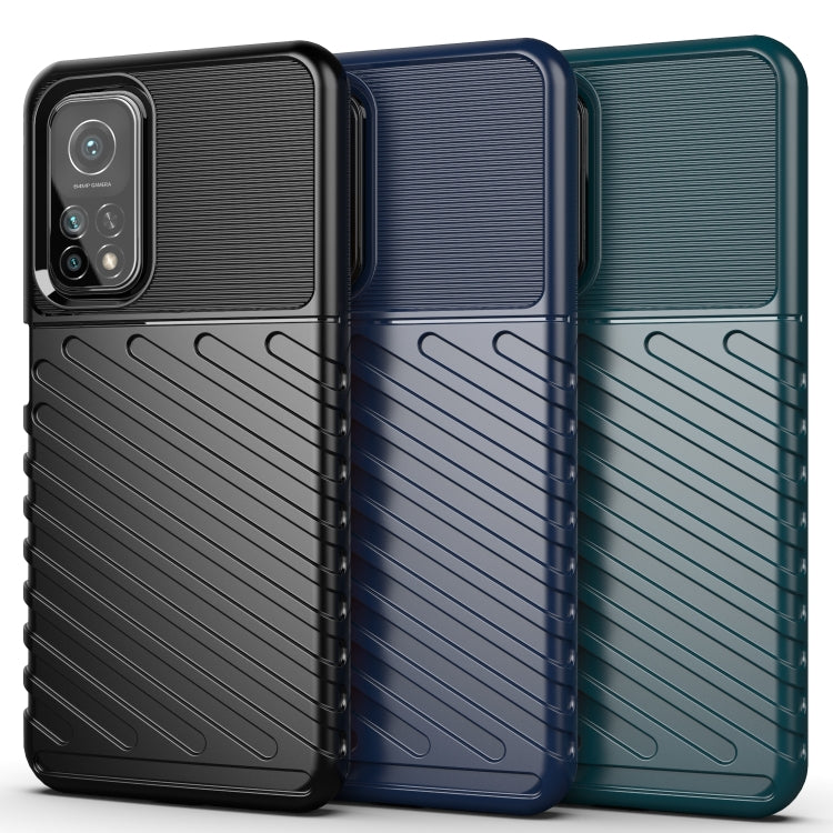 For Xiaomi Mi 10T 5G Thunderbolt Shockproof TPU Soft Case(Black)