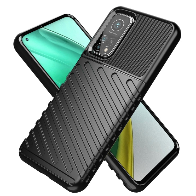 For Xiaomi Mi 10T Pro 5G Thunderbolt Shockproof TPU Soft Case(Black)
