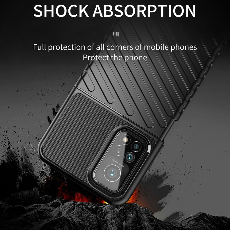 For Xiaomi Mi 10T Pro 5G Thunderbolt Shockproof TPU Soft Case(Black)