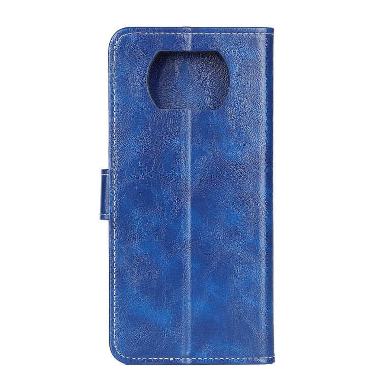 For Xiaomi POCO X3 NFC Retro Crazy Horse Texture Horizontal Flip Leather Case with Holder & Card Slots & Photo Frame & Wallet