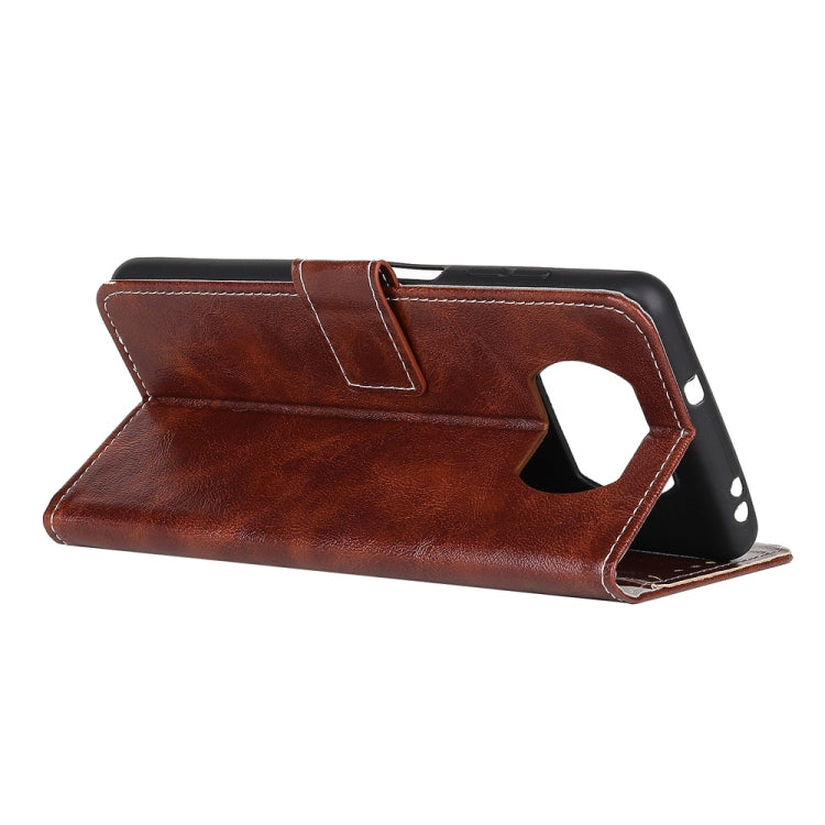 For Xiaomi POCO X3 NFC Retro Crazy Horse Texture Horizontal Flip Leather Case with Holder & Card Slots & Photo Frame & Wallet