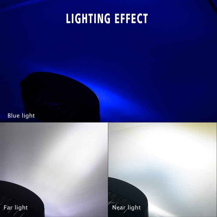 CS-1169A1 DC10-85V 30W 3000LM 6500K 12 LEDs Car Off-road Vehicle Modified Neptune Strip Light LED Headlight