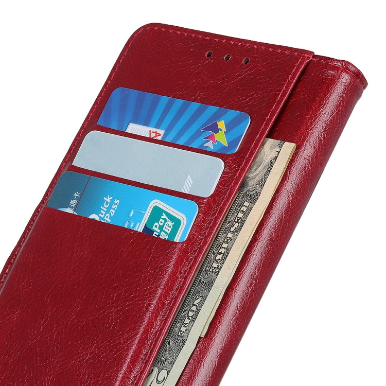 For LG K22 Copper Buckle Nappa Texture Horizontal Flip Leather Case with Holder & Card Slots & Wallet