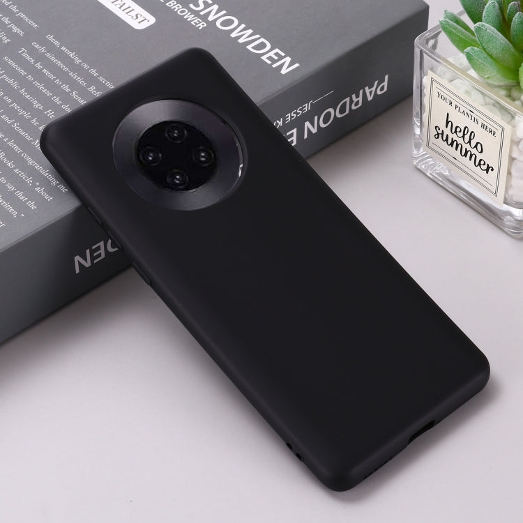 For Huawei Mate 40 Pure Color Liquid Silicone Shockproof Full Coverage Case