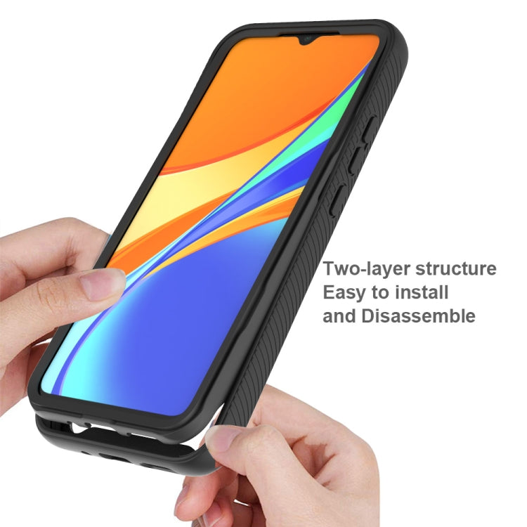 For Xiaomi Redmi 9C Starry Sky Solid Color Series Shockproof PC + TPU Protective Case