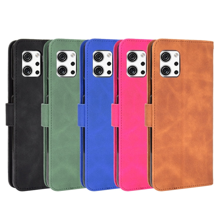 For LG Q92 5G Solid Color Skin Feel Magnetic Buckle Horizontal Flip Calf Texture PU Leather Case with Holder & Card Slots & Wallet