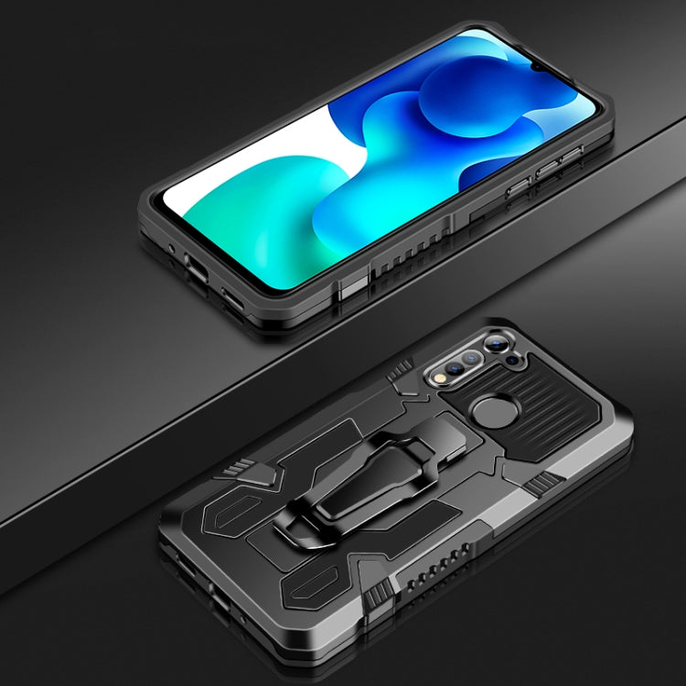 For Motorola Moto E6s (2020) Machine Armor Warrior Shockproof PC + TPU Protective Case