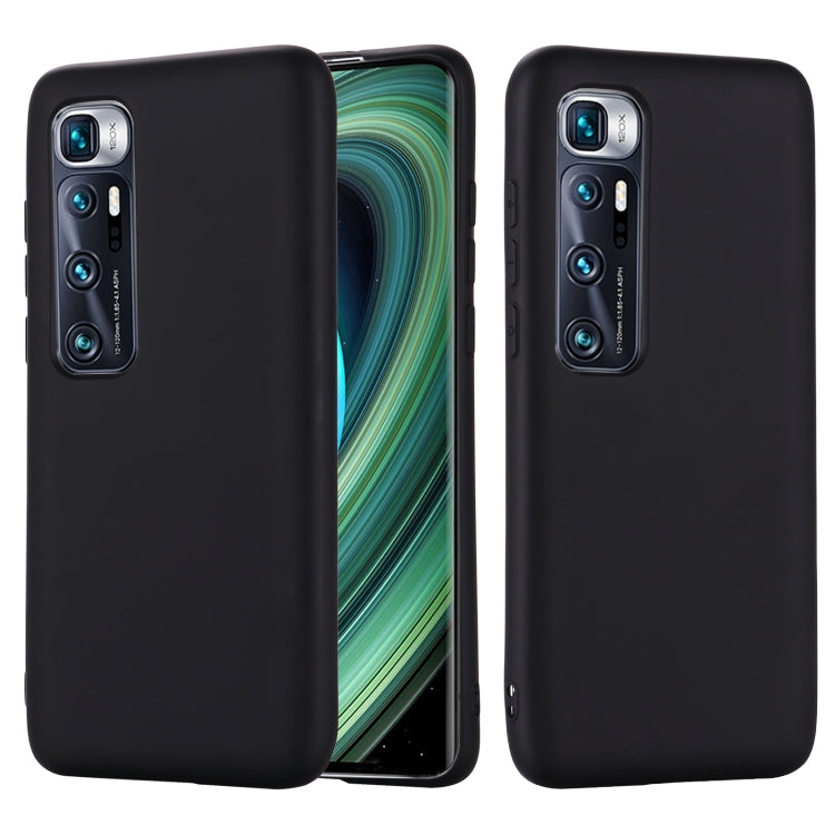 For Xiaomi Mi 10 Ultra Pure Color Liquid Silicone Shockproof Full Coverage Case