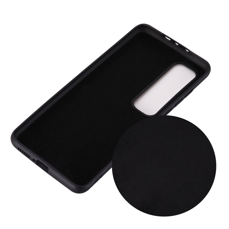 For Xiaomi Mi 10 Ultra Pure Color Liquid Silicone Shockproof Full Coverage Case