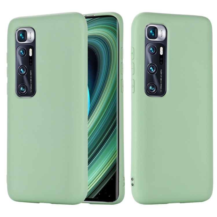 For Xiaomi Mi 10 Ultra Pure Color Liquid Silicone Shockproof Full Coverage Case