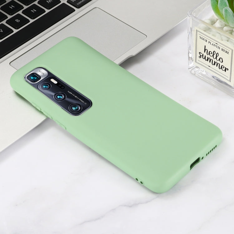 For Xiaomi Mi 10 Ultra Pure Color Liquid Silicone Shockproof Full Coverage Case