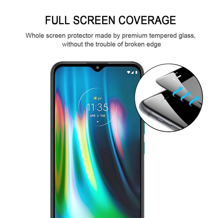 For Motorola Moto G9 (India) 25 PCS Full Glue Full Screen Tempered Glass Film