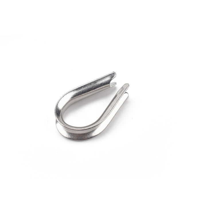 60 PCS M1.5-M6 304 Stainless Steel Cable Rope Thimble Triangle Ring