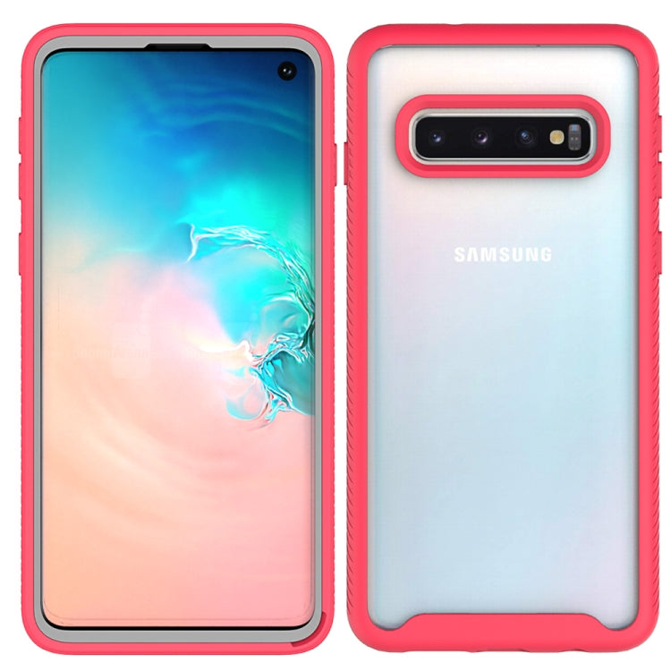 For Samsung Galaxy S10 Starry Sky Solid Color Series Shockproof PC + TPU Protective Case